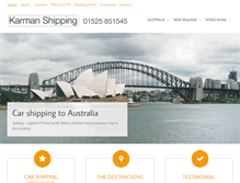 Tablet Screenshot of carshipping.co.uk